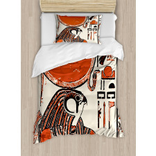 Old Language Duvet Cover Set