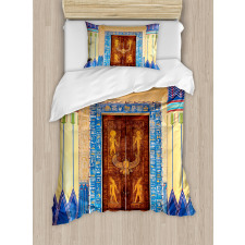 Egypt Building Duvet Cover Set