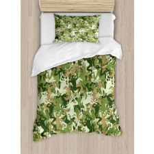 Skull Camouflage Design Duvet Cover Set