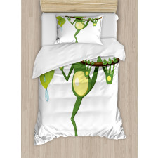 Frog on Branch Jungle Duvet Cover Set