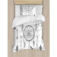 Folk Feathers Arrow Duvet Cover Set