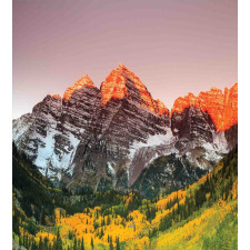America Mountain Peaks Duvet Cover Set