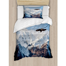 Mountain Flying Eagle Duvet Cover Set