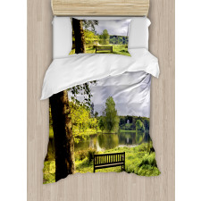 Stourhead Cloudy Scene Duvet Cover Set