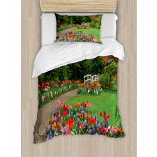 Spring Garden Forest Duvet Cover Set