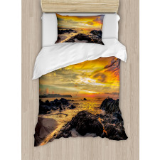 Majestic Sunrise Sky Duvet Cover Set