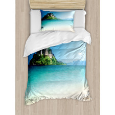 Tropic Island Scenery Duvet Cover Set