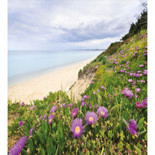 Aegean Sea with Blooming Duvet Cover Set