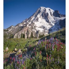 Spring Mt. Rainier Photo Duvet Cover Set