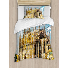 Building on Sea Shore Duvet Cover Set