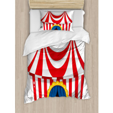 Nostalgic Circus Flag Duvet Cover Set