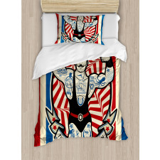 Vintage Circus Star Duvet Cover Set