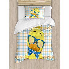 Hipster Boho Cool Duck Duvet Cover Set