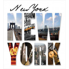 New York Collage Duvet Cover Set