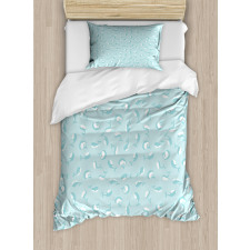 Pastel Underwater Mammal Duvet Cover Set