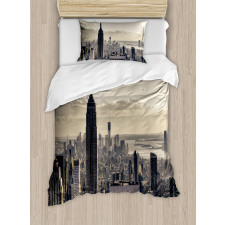 NYC Winter Time Duvet Cover Set