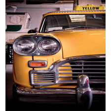Antique Yellow Taxi Duvet Cover Set