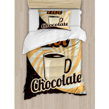 Retro Hot Beverage Duvet Cover Set