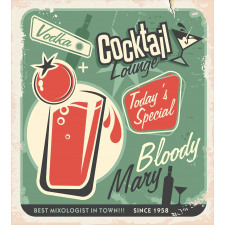 Nostalgic Bar Poster Duvet Cover Set