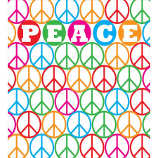 Peace Letters Duvet Cover Set