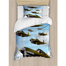 Aircrafts up in Air Duvet Cover Set