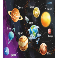 Solar System Planet Duvet Cover Set