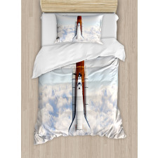 Spaceman Planet Duvet Cover Set