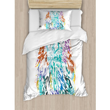 Feathers Eyes Vision Duvet Cover Set