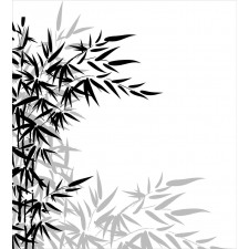 Bamboo Plant Leaves Duvet Cover Set