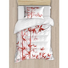 Bamboo Asian Nature Duvet Cover Set