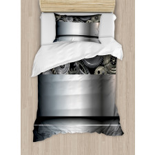 Clockwork Science Modern Duvet Cover Set