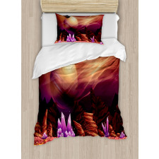 River Mars with Nebula Duvet Cover Set