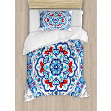 European Floral Tulips Duvet Cover Set