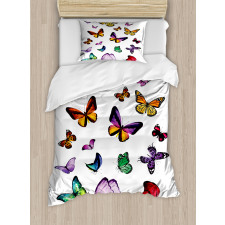 Flying Butterflies Duvet Cover Set