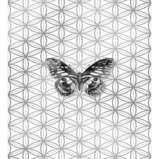 Geometric Butterfly Duvet Cover Set