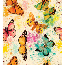 Murky Grungy Butterfly Duvet Cover Set