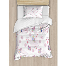 Romantic Spring Retro Duvet Cover Set