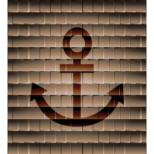 Marine Anchor Square Duvet Cover Set