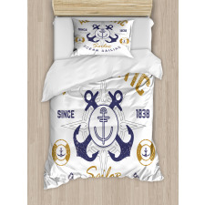 Lifeboy Rudder Captain Duvet Cover Set