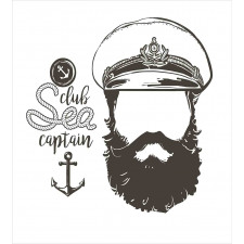 Hat and Beard Seaman Duvet Cover Set