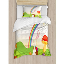 Bunny Easter Egg Kids Duvet Cover Set