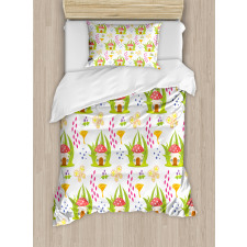 Spring Forest Toadstool Duvet Cover Set