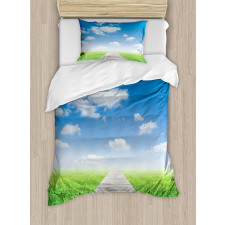 Meadow Countryside Path Duvet Cover Set