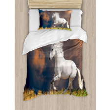 Andalusian Horse Dusk Duvet Cover Set