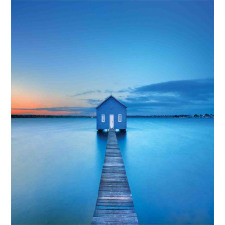 Sunrise Lakehouse Cabin Duvet Cover Set