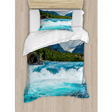 River Cloudy Mountain Duvet Cover Set