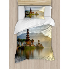 Pura Ulun Danu Building Asia Duvet Cover Set