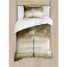 Paris Skyline City Duvet Cover Set