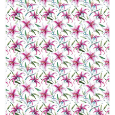 Vivid Wild Lily Flora Duvet Cover Set