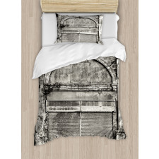 Historic Old Store Front Duvet Cover Set